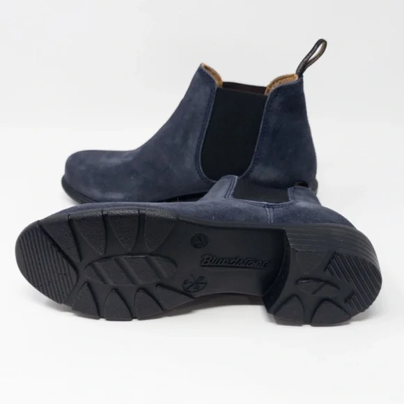Blundstone 2174 Chelsea Navy Womens Booties Shoes Ankle Boots Size 7 - Picture 4 of 4